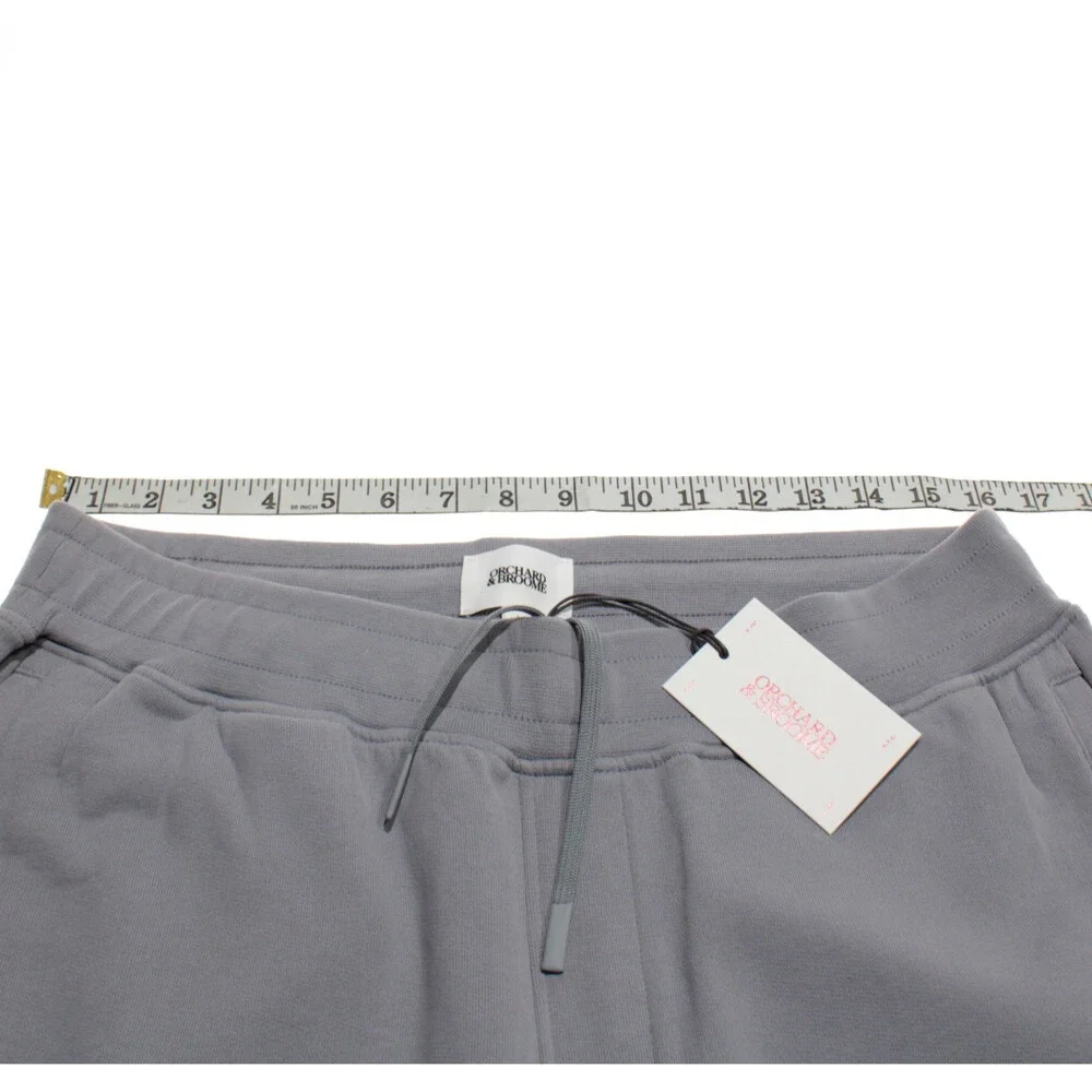 Orchard & Broome NWT Jogger Sweatpants Size L Clinton in Cloud Gray Cotton Blend